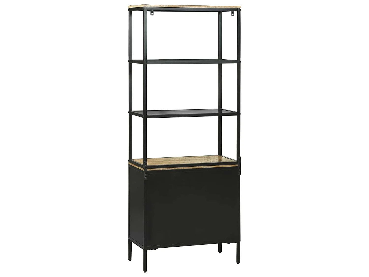 Haut Armoire Marron 70 x 35 x 180 cm Bois de mangue massif
