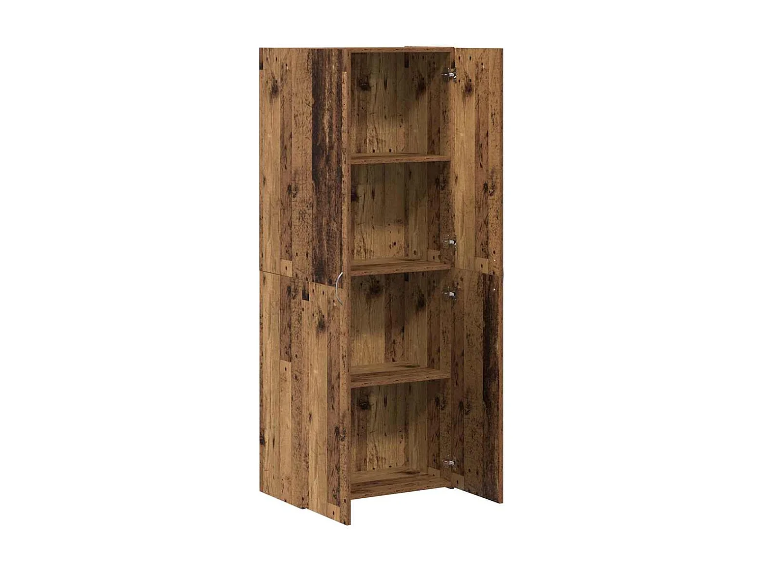 Büroschrank mit Regal Altholz 70 x 32 x 77.5 cm Holzwerkstoff