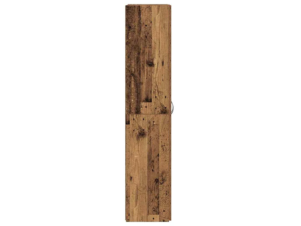 Kantoorkast Oud hout 60 x 32 x 152,5 cm Bewerkt hout