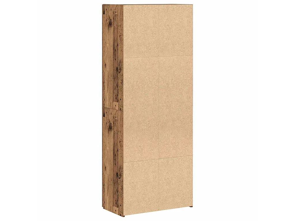 Kantoorkast Oud hout 60 x 32 x 152,5 cm Bewerkt hout