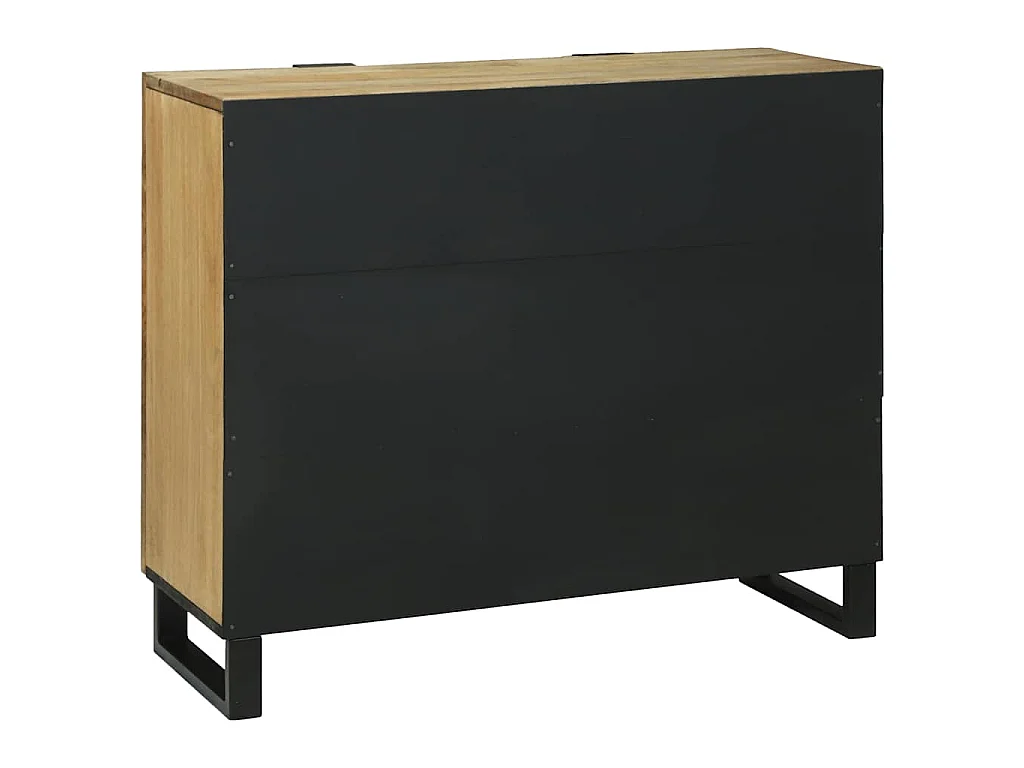 Buffet Marron 90 x 33 x 75 cm bois de manguier massif