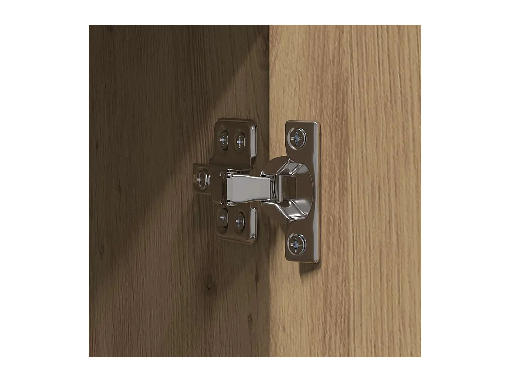 Cabinet de Bureau avec étagère chêne artisanal 60 x 32 x 153