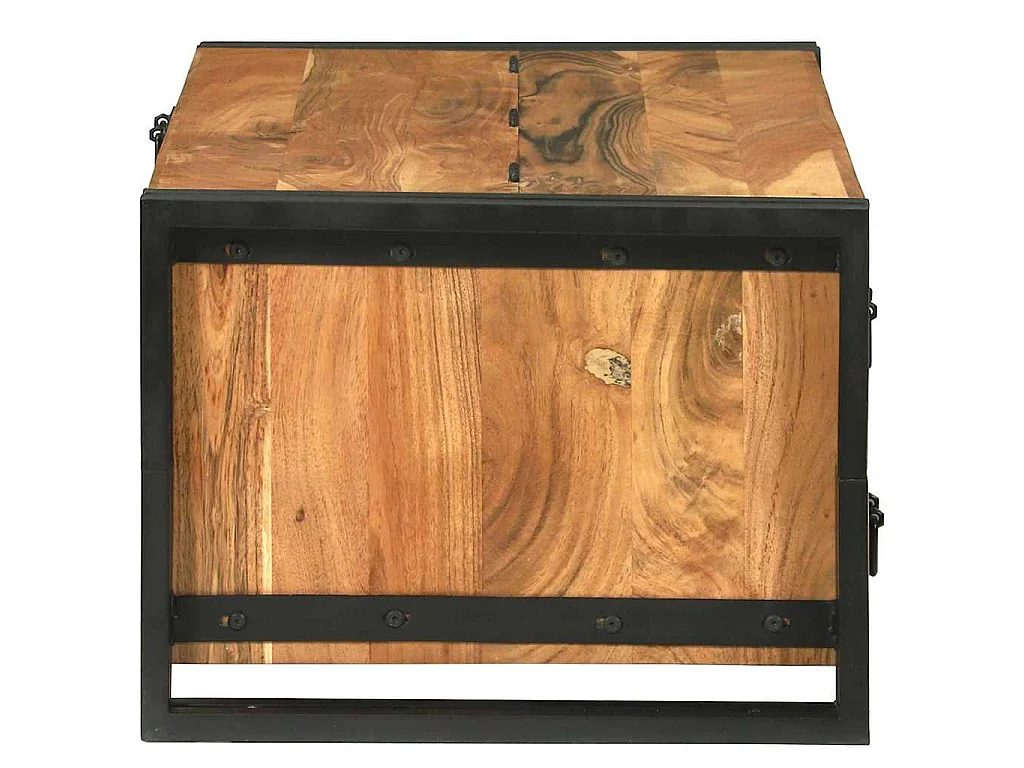 Table basse Marron 90 x 50 x 38 cm Bois d'Acacia Massif