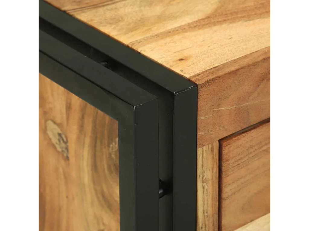 Table basse Marron 90 x 50 x 38 cm Bois d'Acacia Massif