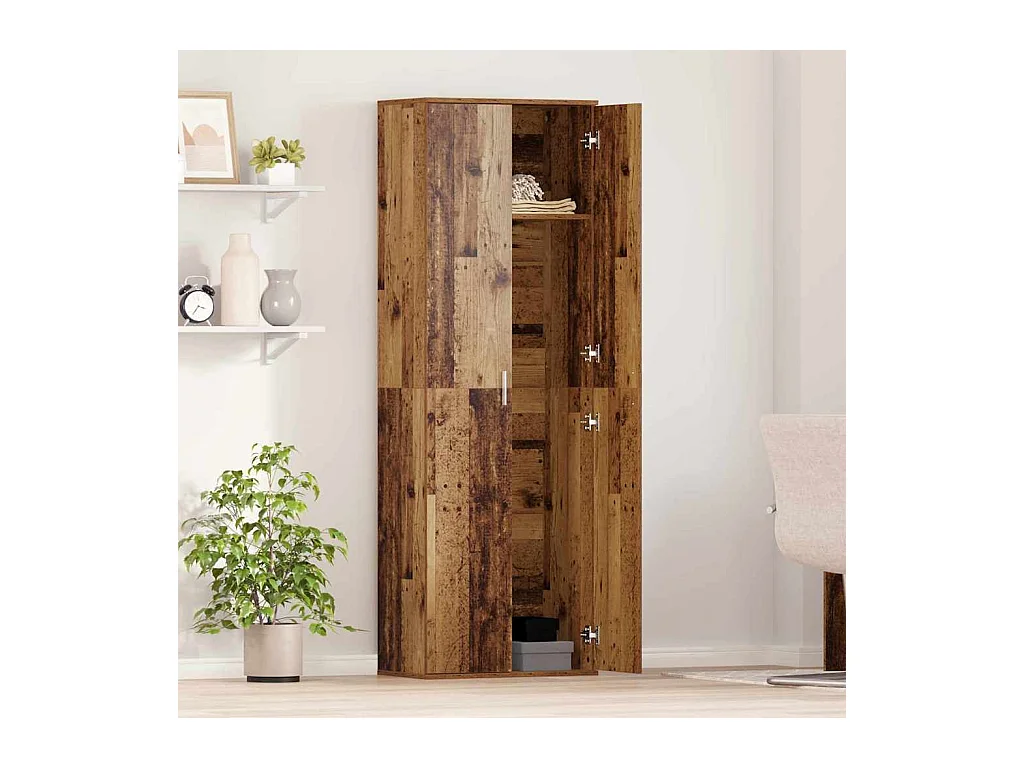 Alto mobile Legno vecchio 60 x 35 x 180 cm Legno multistrato