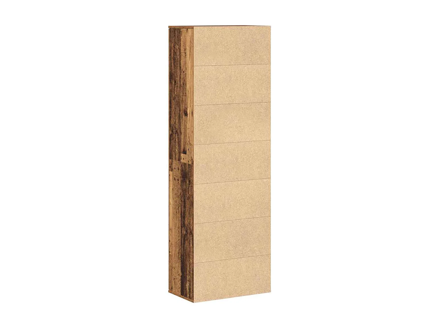 Highboard Altholz 60 x 35 x 180 cm Holzwerkstoff
