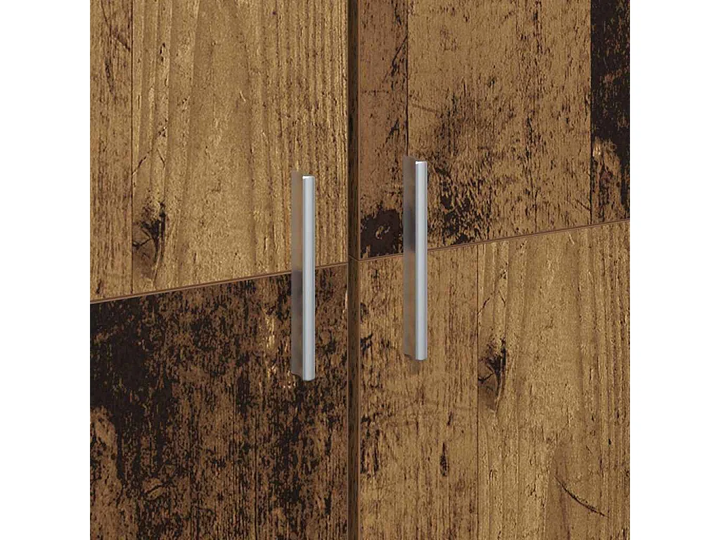 Highboard Altholz 60 x 35 x 180 cm Holzwerkstoff