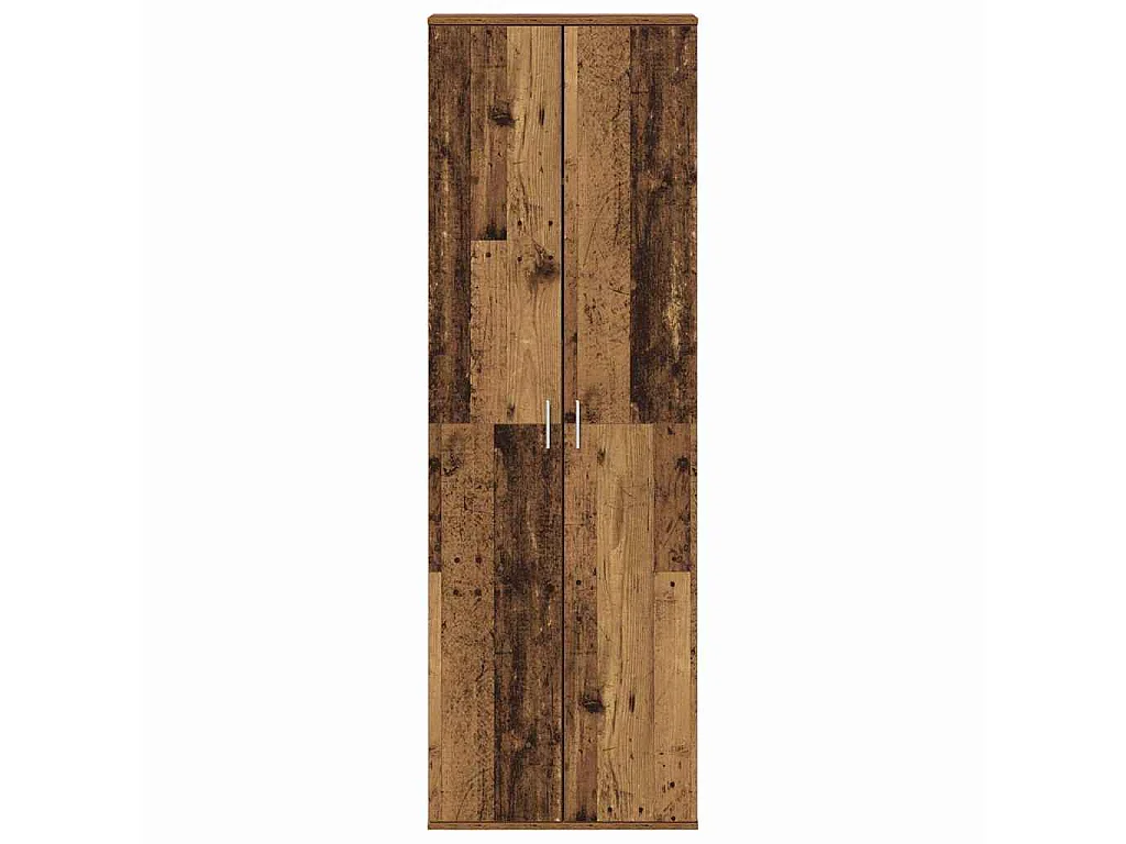 Highboard Altholz 60 x 35 x 180 cm Holzwerkstoff