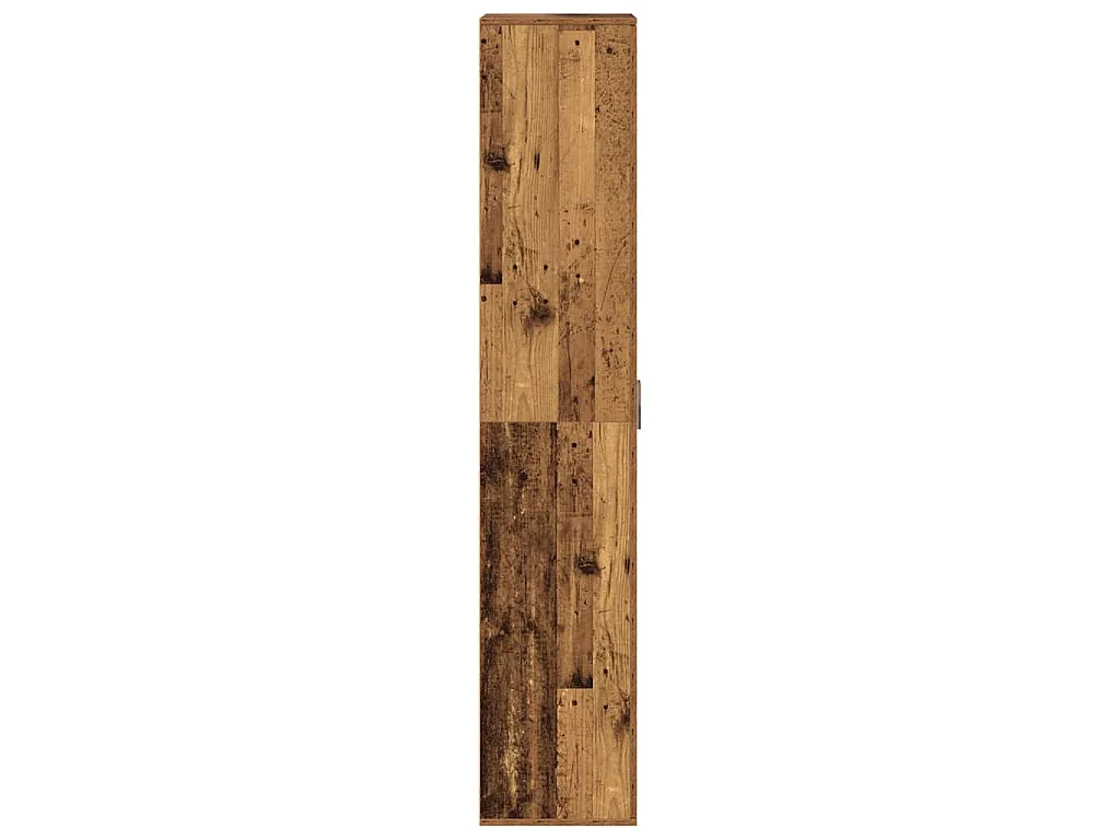 Highboard Altholz 60 x 35 x 180 cm Holzwerkstoff