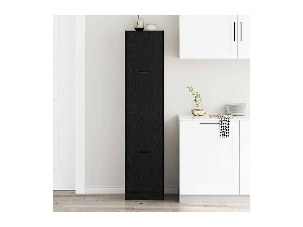 Cabinet de Pharmacie Chêne noir 40 x 41 x 174.5 cm