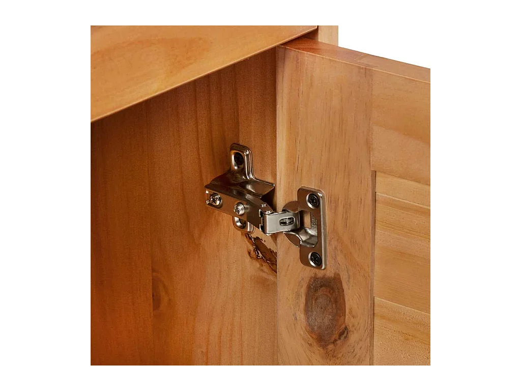 Badezimmerschrank mit Regal VIGO Honigbraun 37,5 x 34 x 80 cm