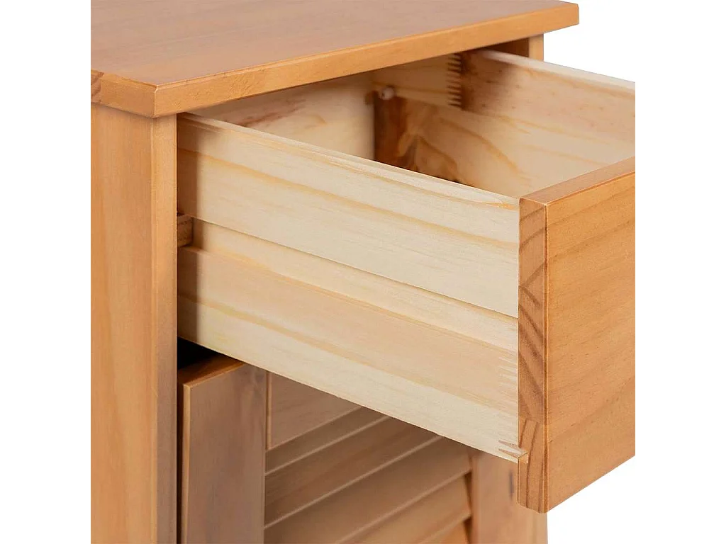 Meuble de Salle de Bain VIGO marron miel 37,5 x 34 x 80 cm