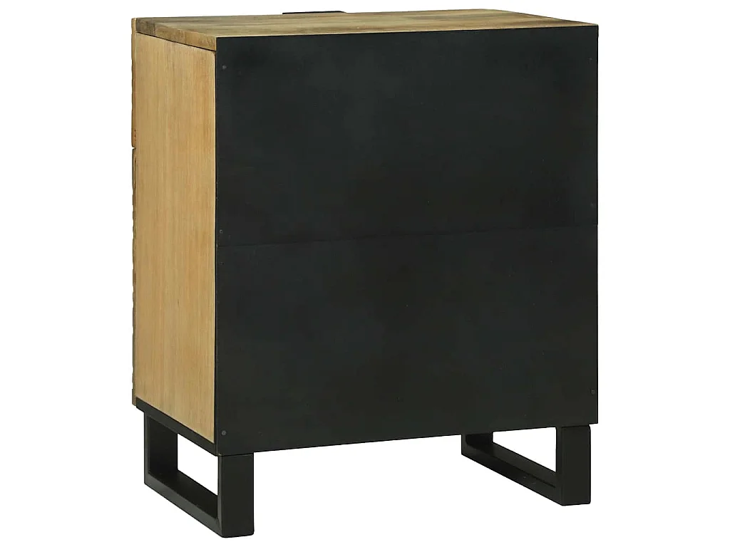 Nachttisch Natur 50 x 33 x 60 cm Holzwerkstoff