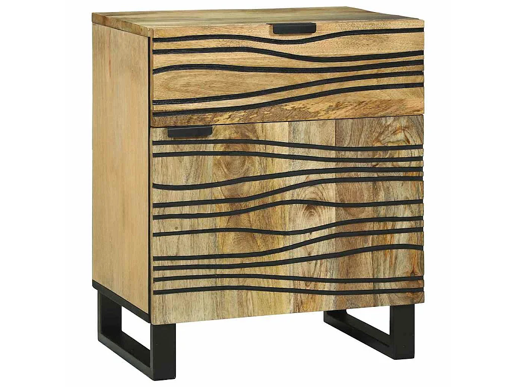 Armadio da Notte Naturale 50 x 33 x 60 cm Legno ingegnerizzato