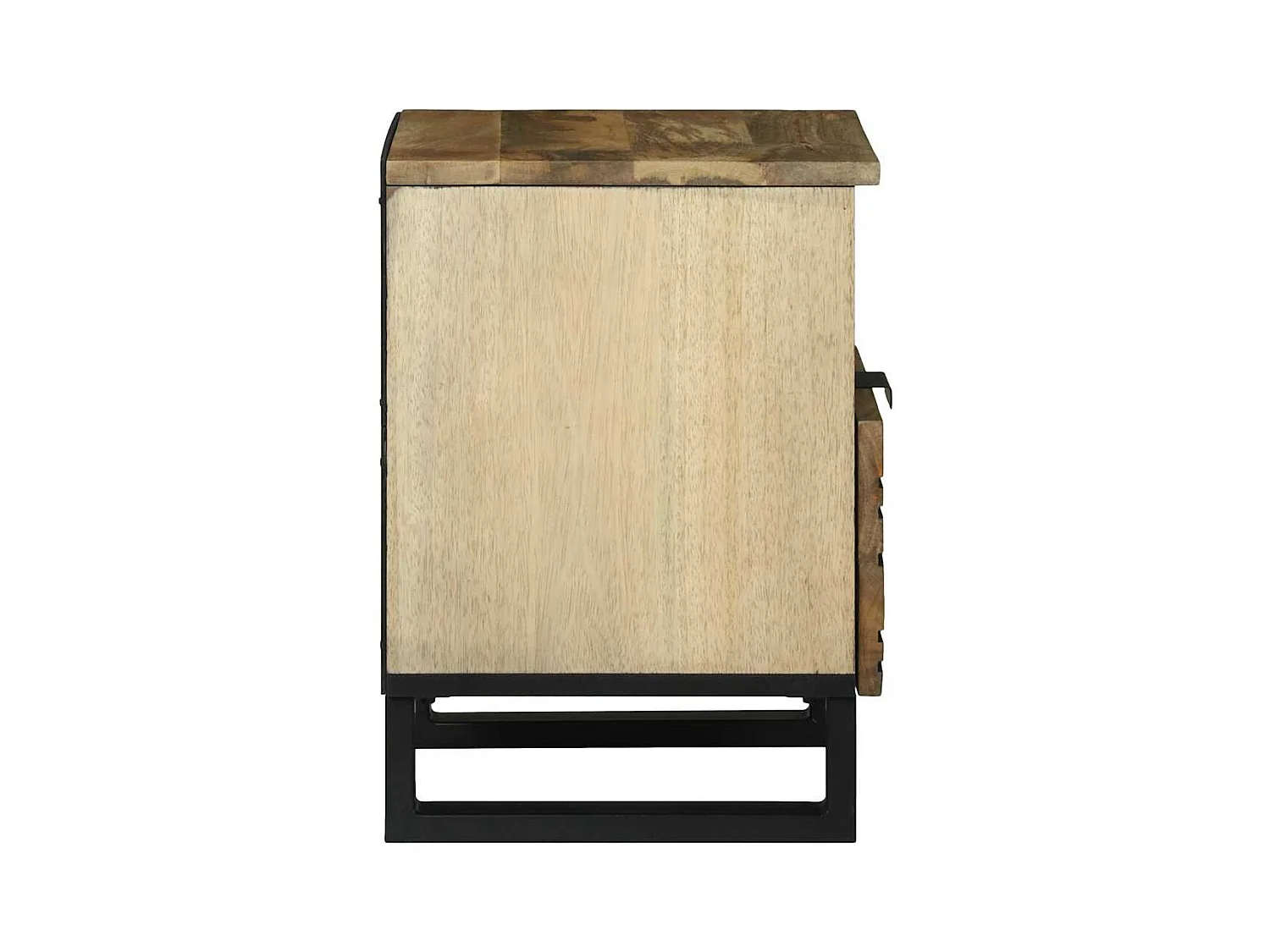 Cabinet de chevet avec tiroir 2 pcs Marron 40 x 33 x 46 cm