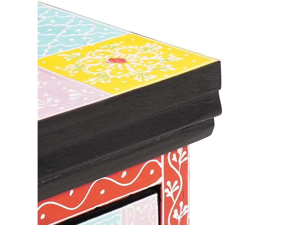 Armadio da Notte con cassetto 2 pcs Multicolore 40 x 30 x 28 cm