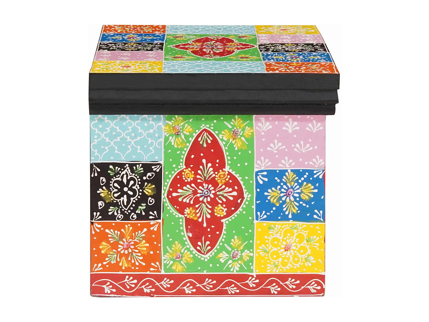 Cabinet de chevet avec tiroir 2 pcs Multicolore 40 x 30 x 28 cm