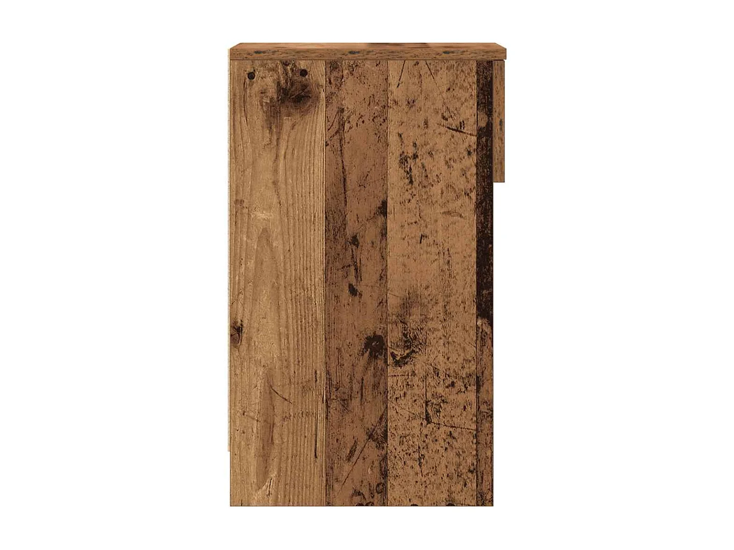 Nachtkastjes 2 st met lade 20x36x60 cm oud houtkleurig