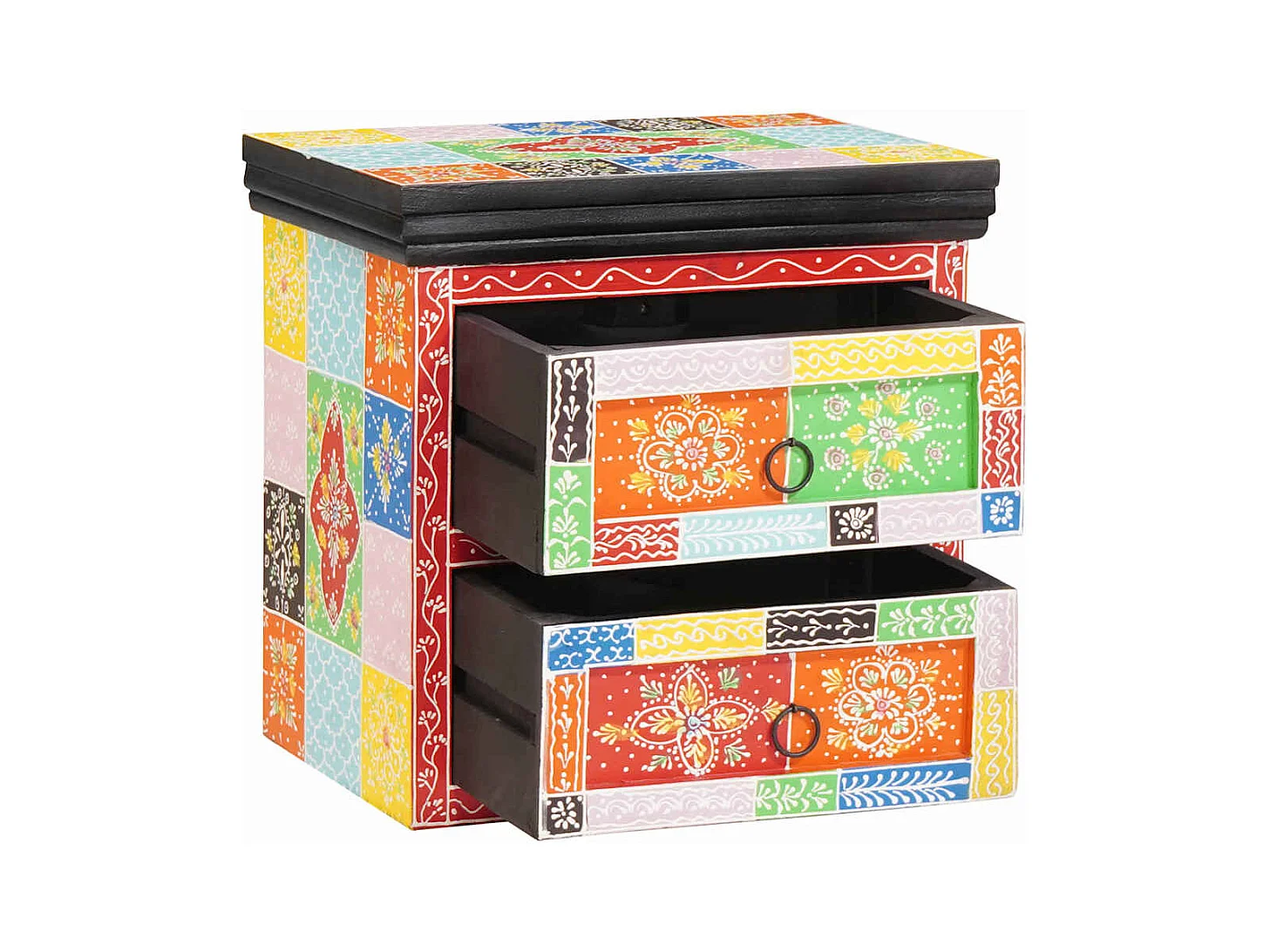 Cabinet de chevet avec tiroir Multicolore 40 x 30 x 40 cm