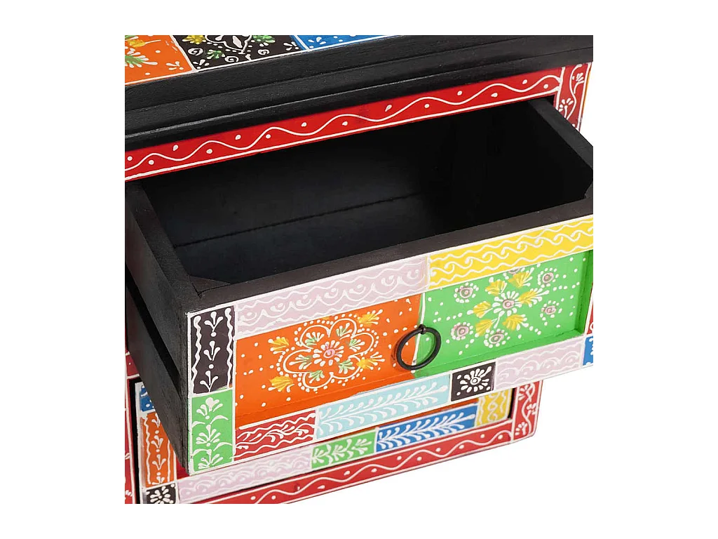 Cabinet de chevet avec tiroir Multicolore 40 x 30 x 40 cm