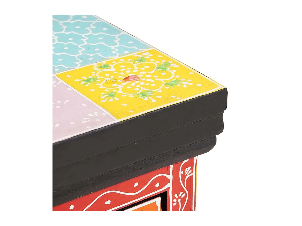 Cabinet de chevet avec tiroir Multicolore 40 x 30 x 40 cm