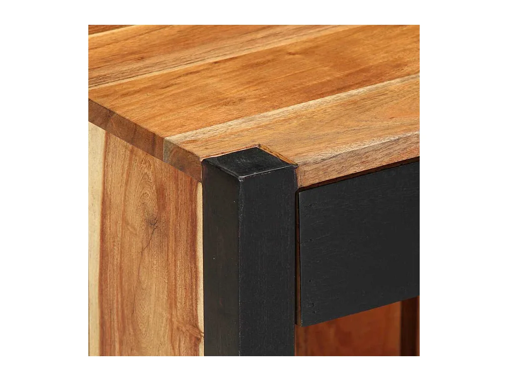 Nachttisch Braun 40 x 35 x 50 cm Akazie Massivholz