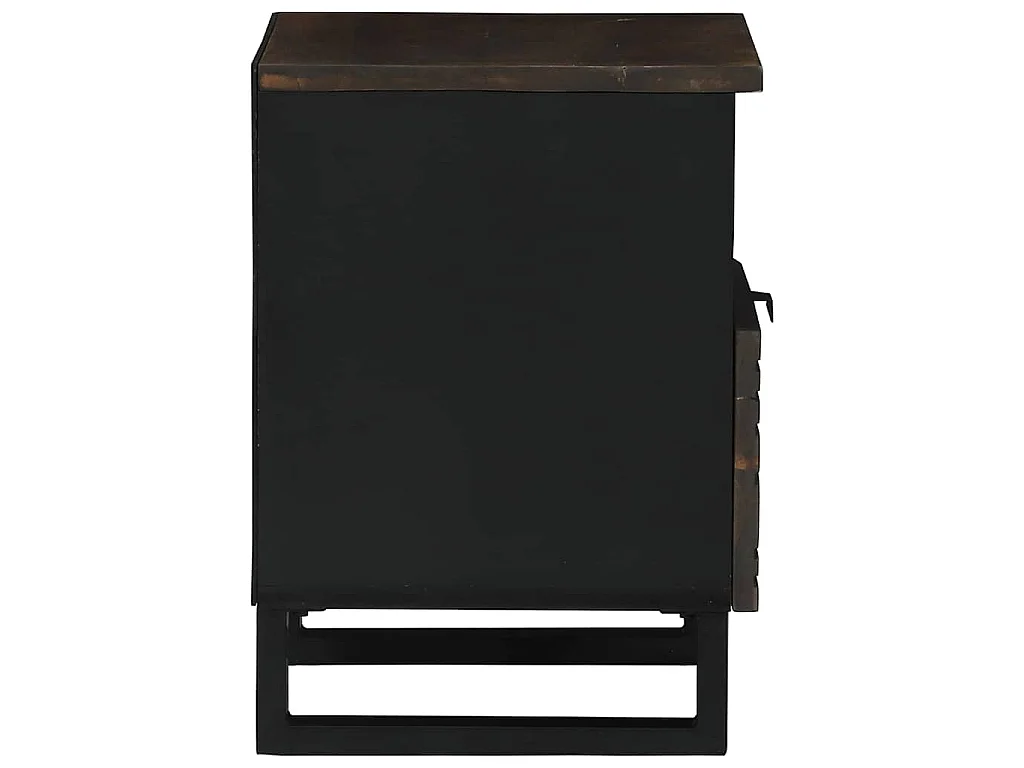 Armadio da Notte 2 pz Noce 40 x 33 x 46 cm Legno ingegnerizzato