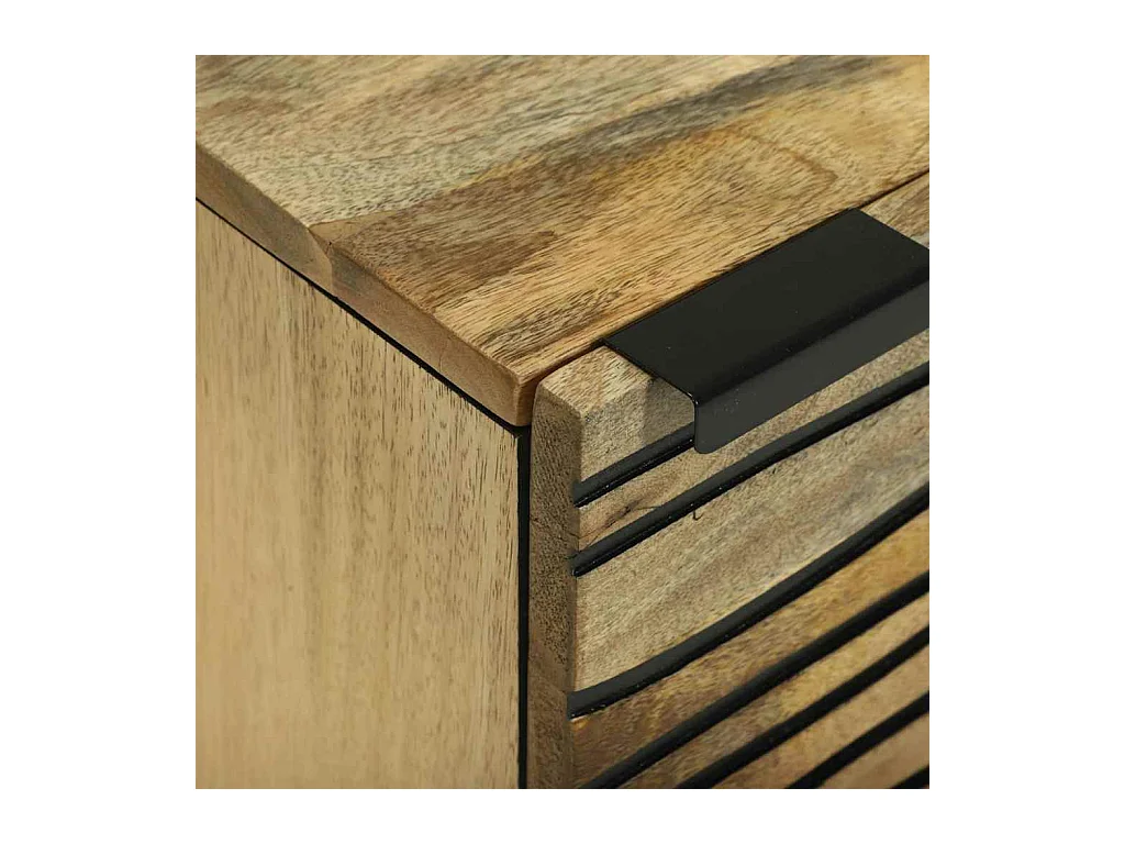 Cabinet de chevet 2 pcs Marron 40 x 33 x 46 cm