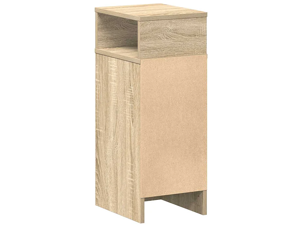 Table de chevet avec tiroir chêne sonoma 25x31x66 cm