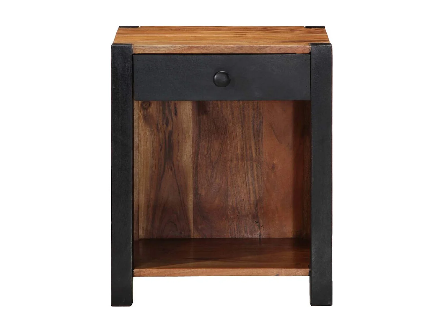 Cabinet de chevet avec tiroir 2 pcs Marron 40 x 35 x 50 cm