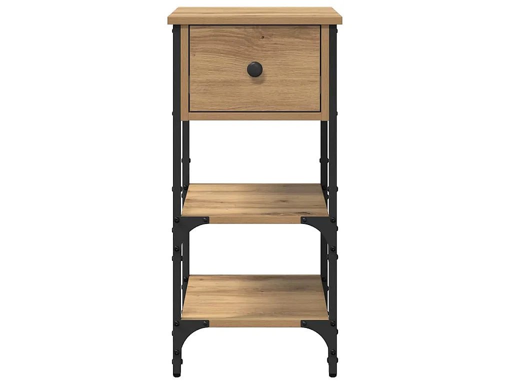 Armadio da Notte Marrone 33.5 x 36 x 70 cm Legno ingegnerizzato