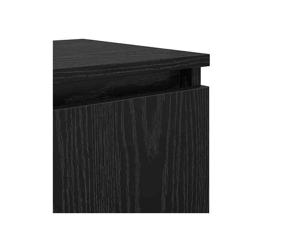 Cabinet de chevet Chêne noir 40 x 30 x 50 cm Bois d'ingénierie