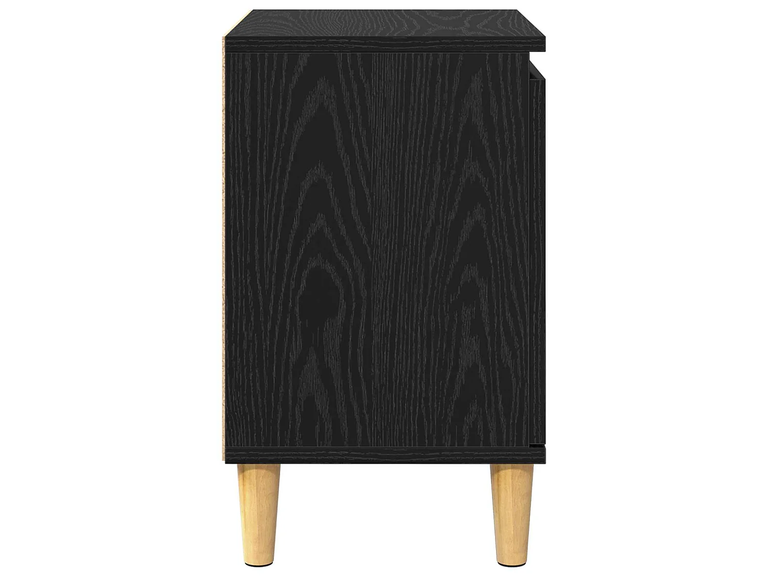 Cabinet de chevet Chêne noir 40 x 30 x 50 cm Bois d'ingénierie