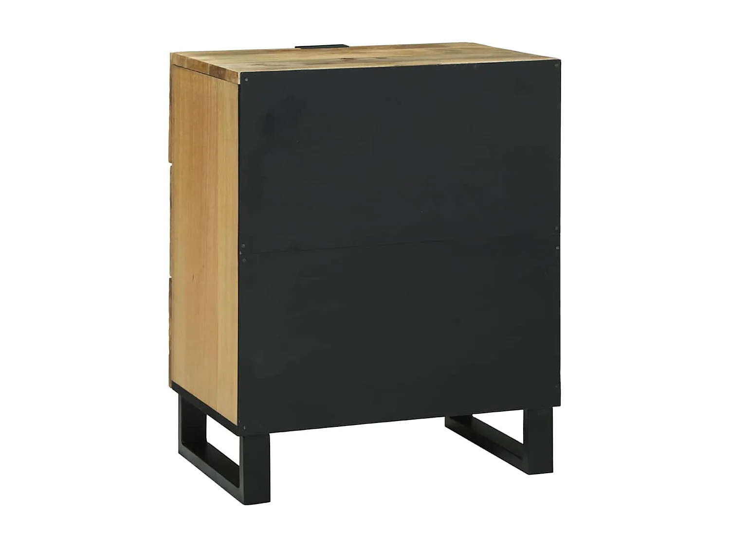 Armario de Noche Marrón 50 x 33 x 62 cm Madera maciza de Acacia