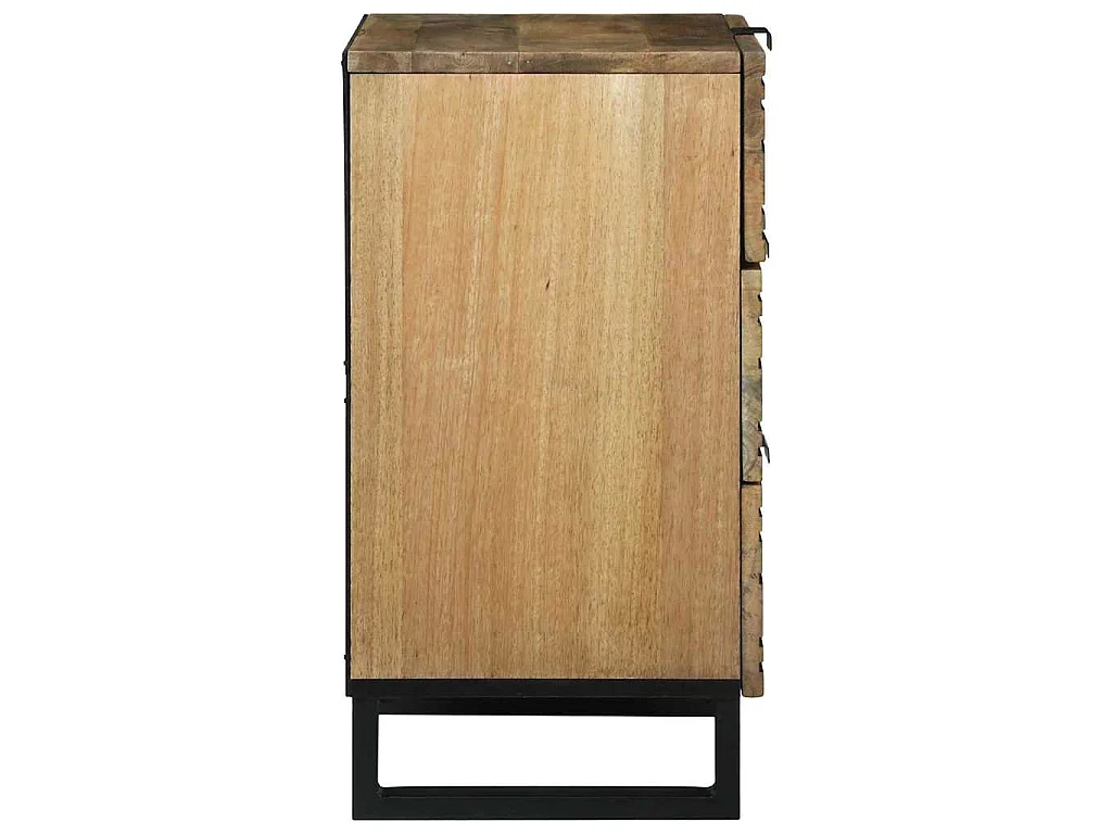 Cabinet de chevet Marron 50 x 33 x 62 cm Bois d'acacia massif