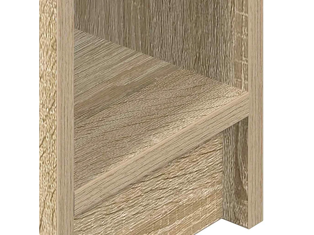 Mesas de cabeceira com gaveta 2 pcs 20x36x60 cm carvalho sonoma