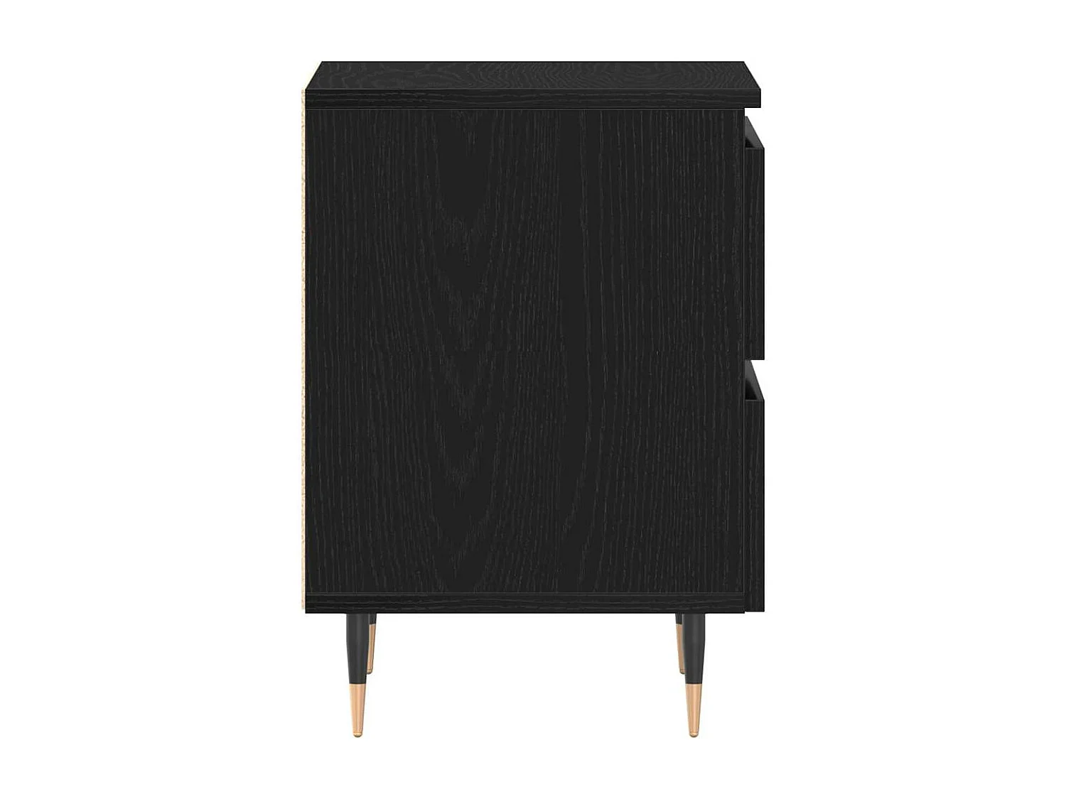 Cabinet de chevet Chêne noir 40 x 35 x 50 cm Bois d'ingénierie