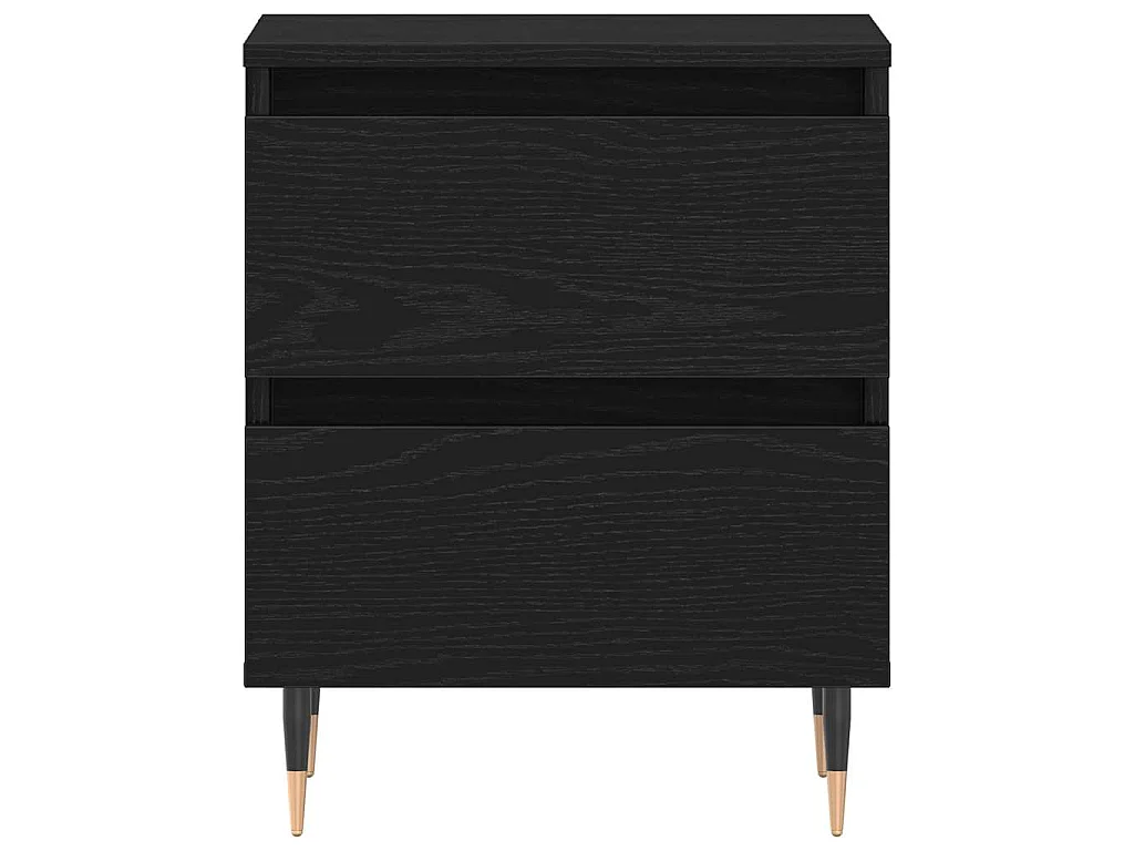 Cabinet de chevet Chêne noir 40 x 35 x 50 cm Bois d'ingénierie