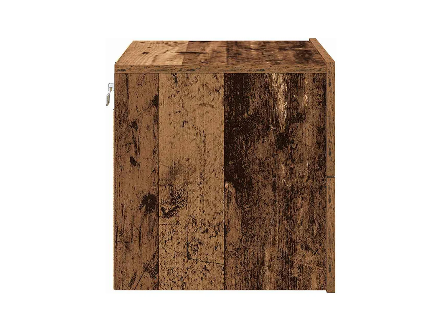 Cabinet de chevet mural avec tiroir Bois ancien 50 x 39 x 41 cm