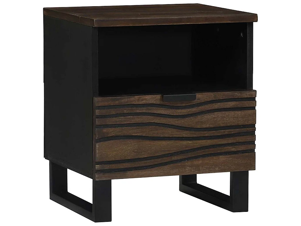 Armadio da Notte Noce 40 x 33 x 46 cm Legno ingegnerizzato