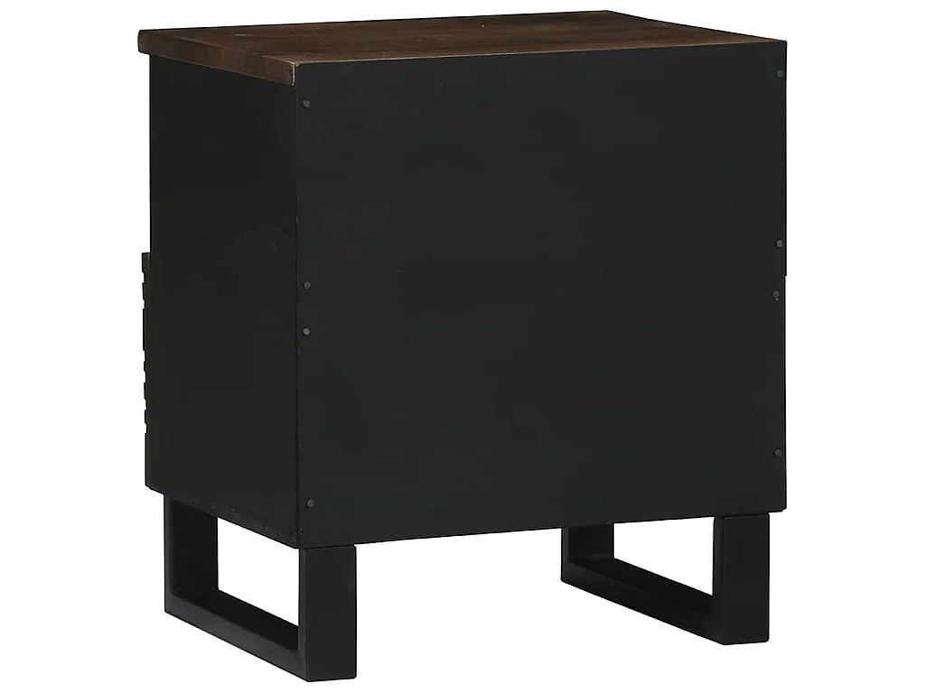 Armadio da Notte Noce 40 x 33 x 46 cm Legno ingegnerizzato