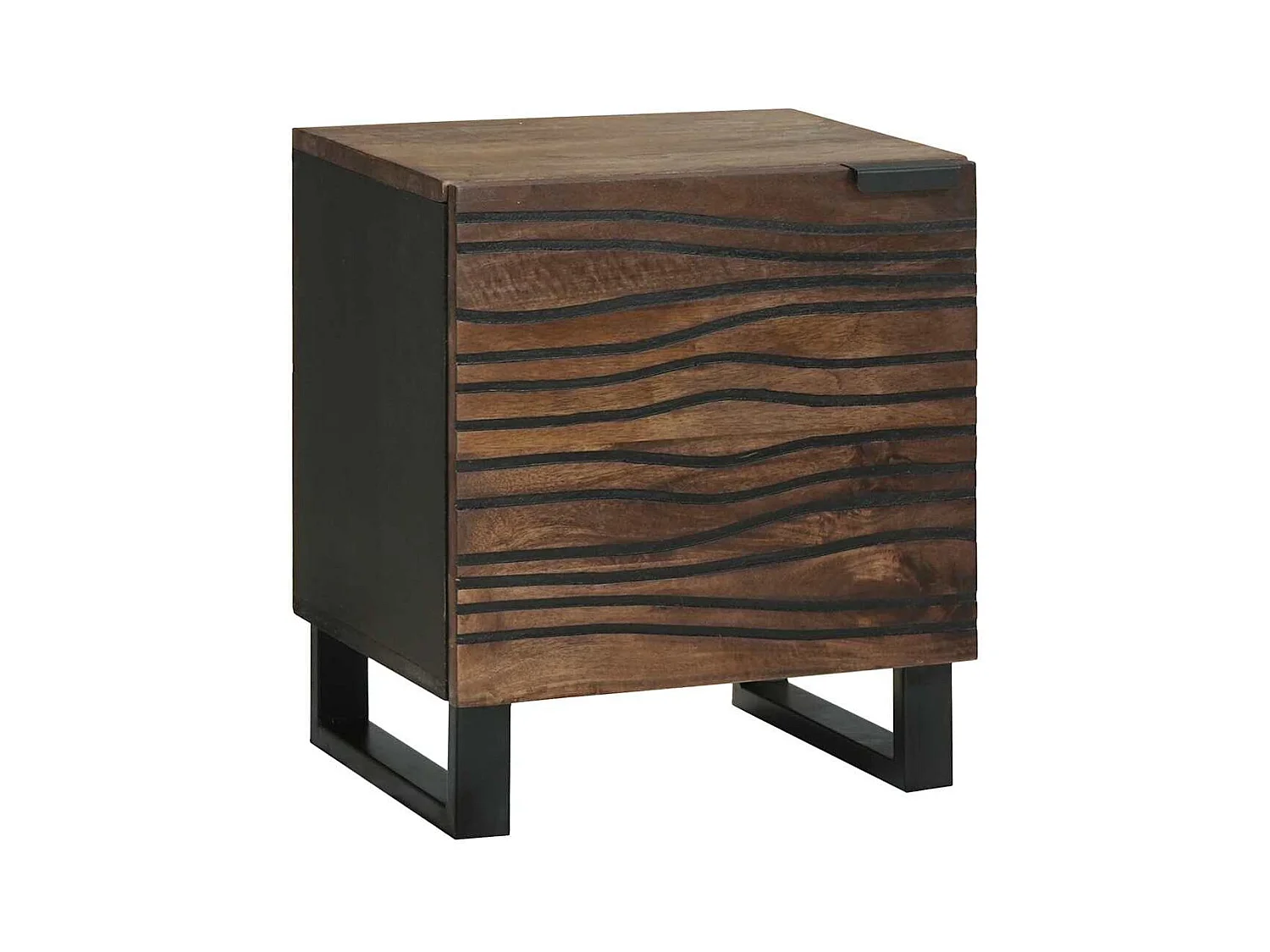 Cabinet de chevet 2 pcs Noyer 40 x 33 x 46 cm