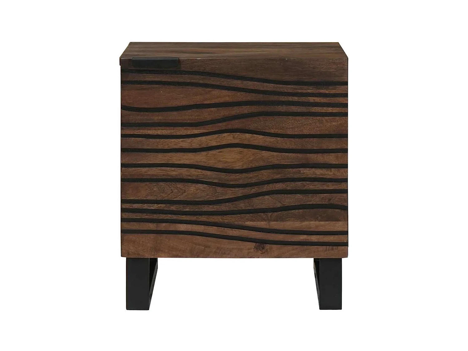 Cabinet de chevet 2 pcs Noyer 40 x 33 x 46 cm