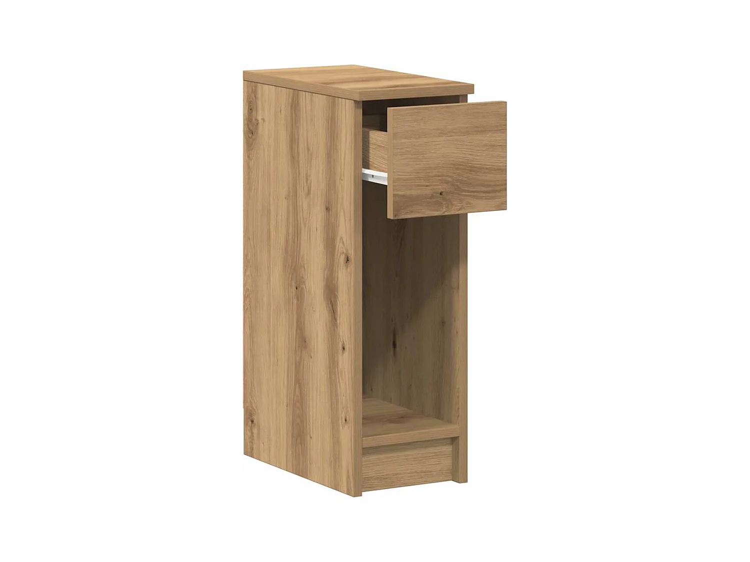 Tables de chevet avec tiroir 2 pcs chêne artisanal 20x36x60 cm