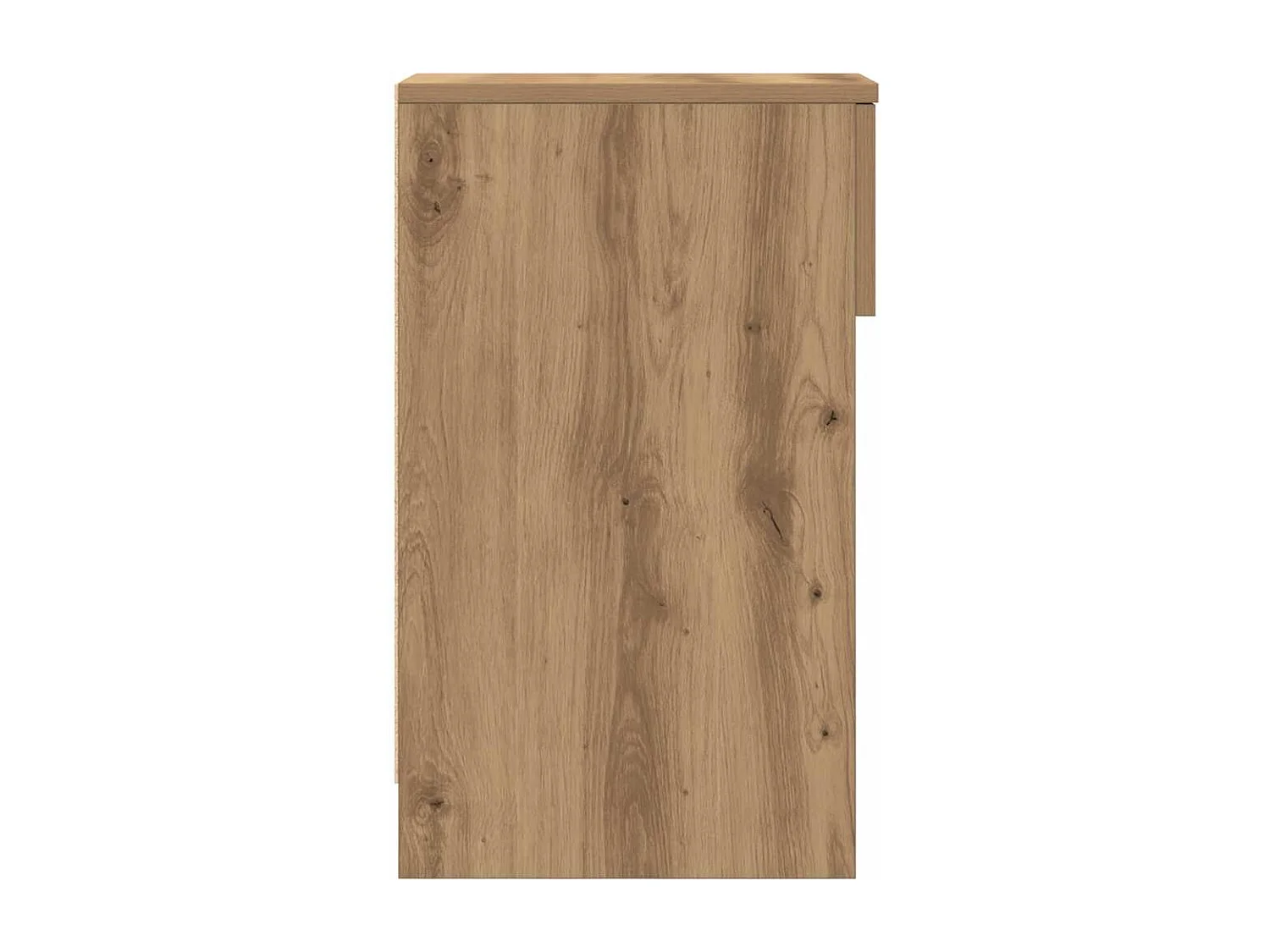 Comodini con Cassetto 2 pz Rovere Artigianale 20x36x60 cm