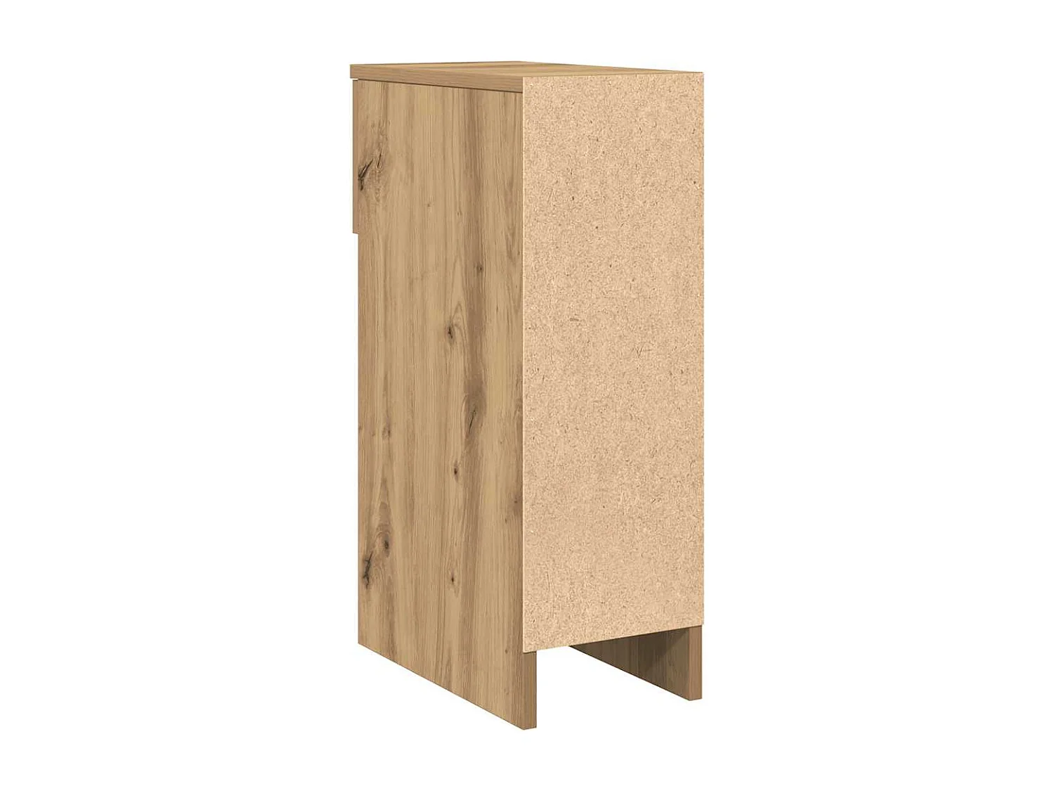 Comodini con Cassetto 2 pz Rovere Artigianale 20x36x60 cm
