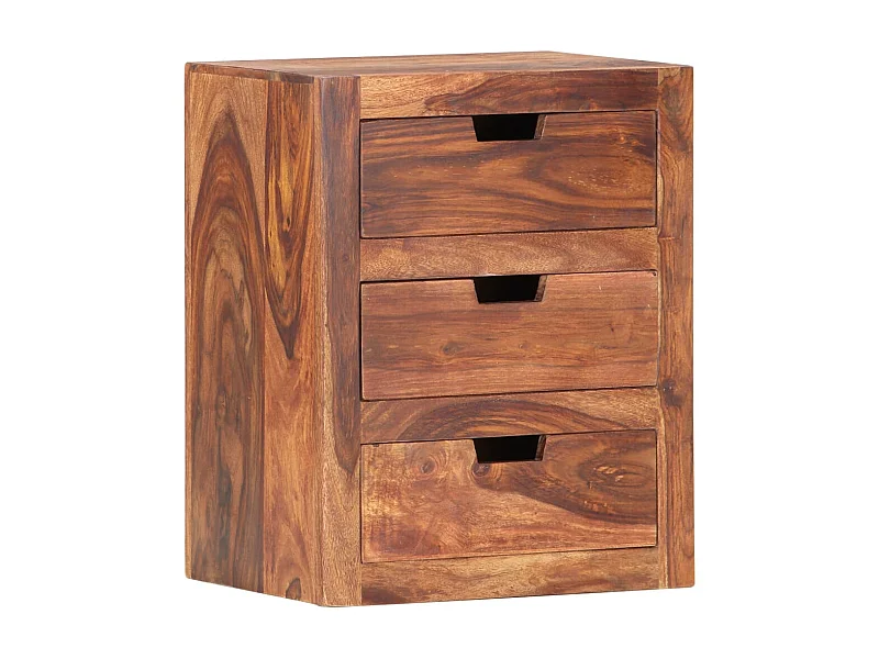 Mesa de cabeceira 40x30x50 cm madeira de acácia maciça