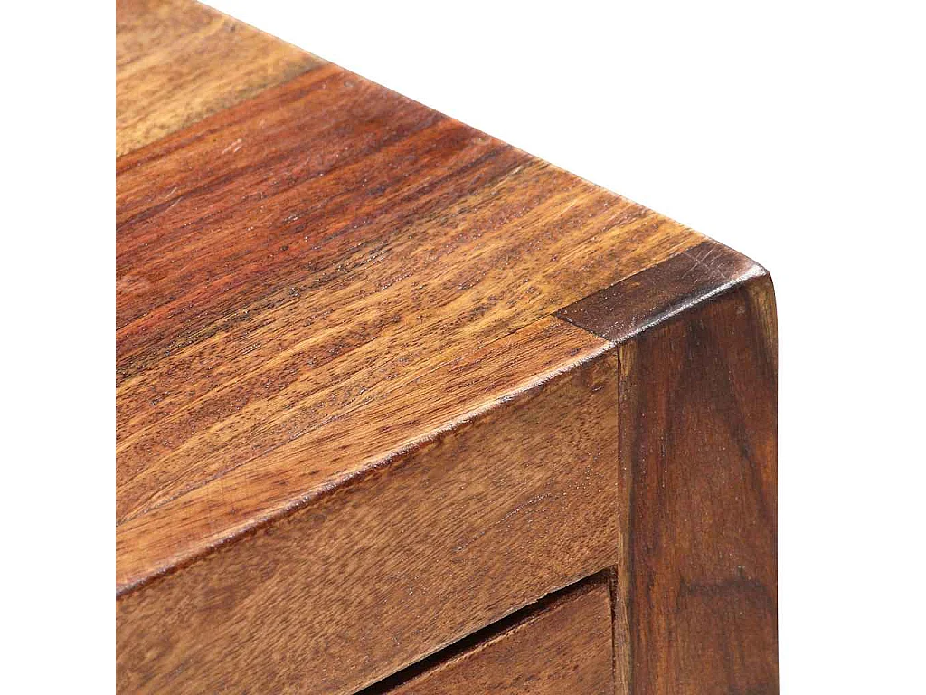 Comodino 40x30x50 cm in Legno Massello di Acacia