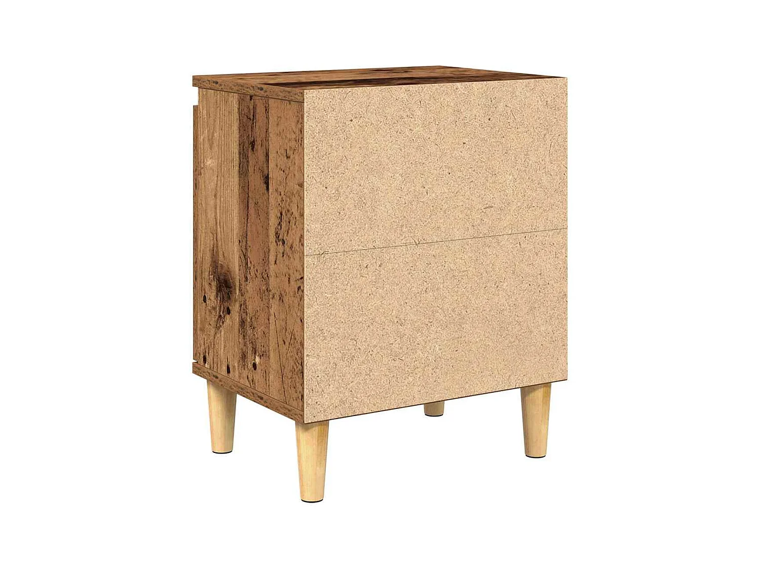 Cabinet de chevet Bois ancien 40 x 30 x 50 cm Bois d'ingénierie