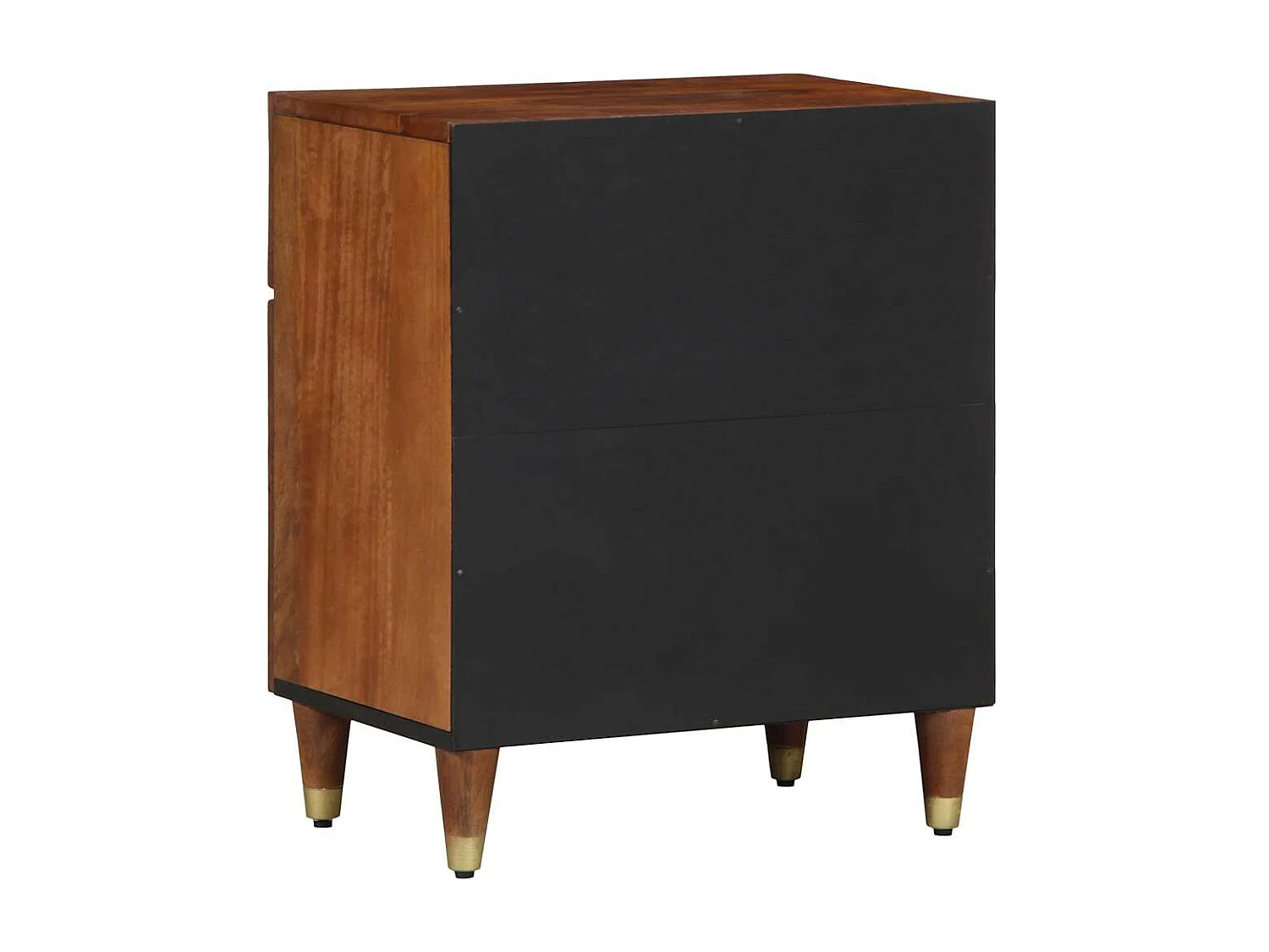 Cabinet de chevet avec tiroir marron miel 50 x 33 x 60 cm